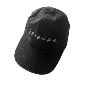 FRIENDS Baseball Hat One Size Dad Cap Graphic‎ Gray Distressed Adjustable